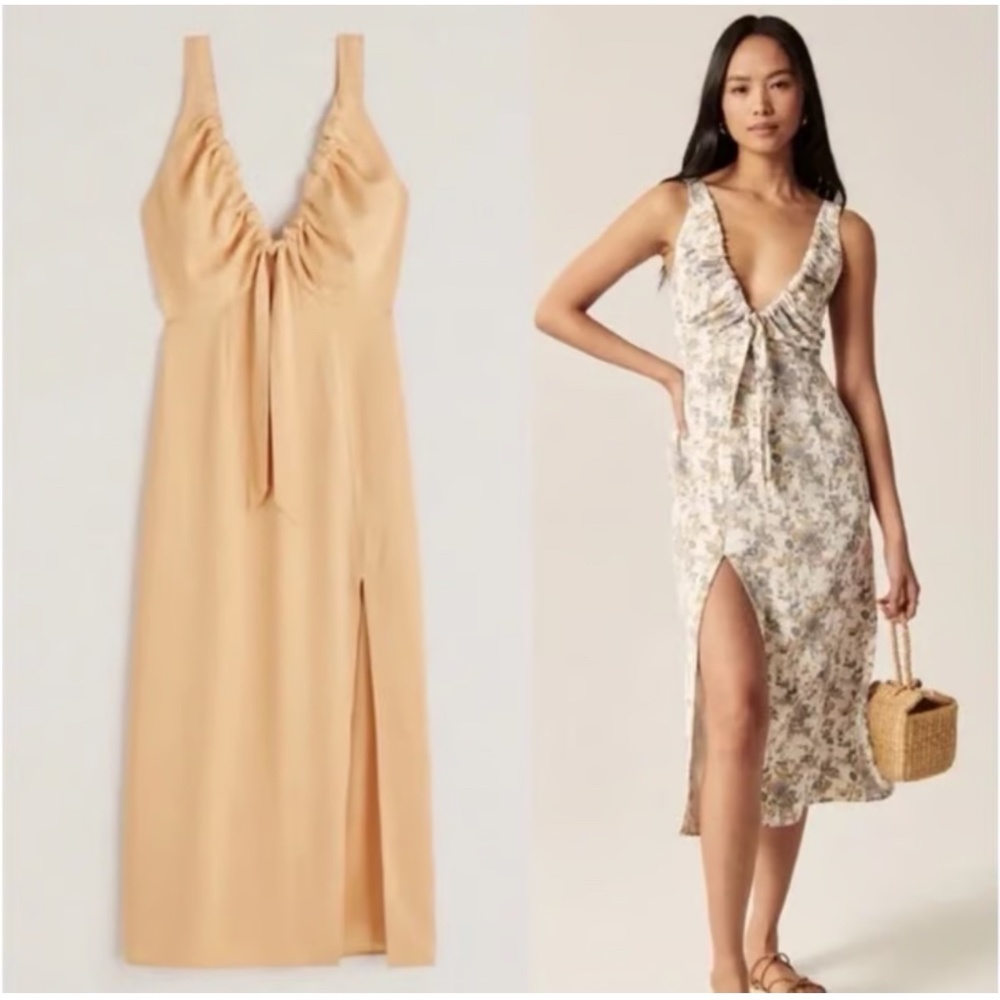 Abercrombie & Fitch Slip Midi-Dress MP